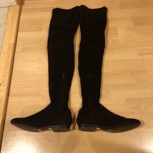 & Other Stories Over the knee suede boots